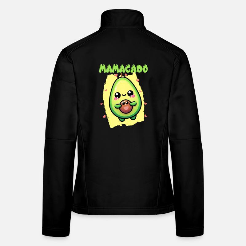 Mamacado Avocado Liebhaberin Muttertag Frauen Softshelljacke