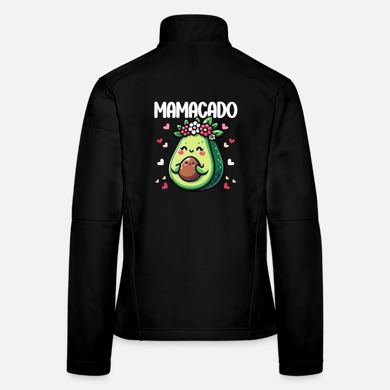 Mamacado Avocado Liebhaberin Muttertag Frauen Softshelljacke