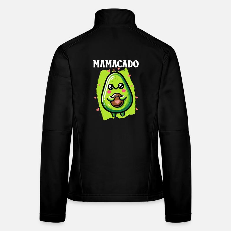 Mamacado Avocado Liebhaberin Muttertag Frauen Softshelljacke
