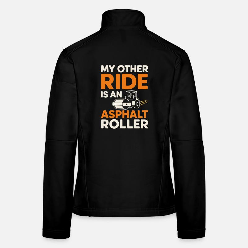 Road Construction Team Asphalt Concrete Team Women's Softshell Jacket