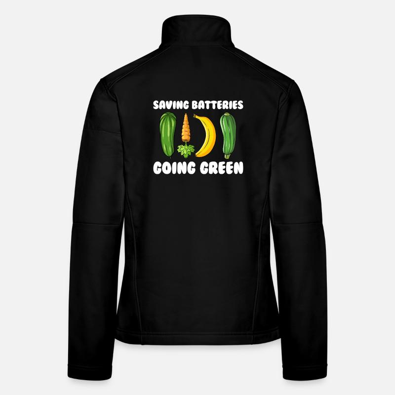 Batterien sparen Umweltfreundlich werden Freche Fr Frauen Softshelljacke