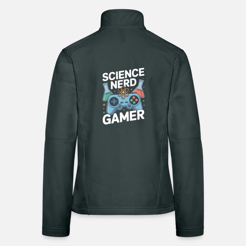 Science Nerd Gamer Controller Chemie Labor Frauen Softshelljacke