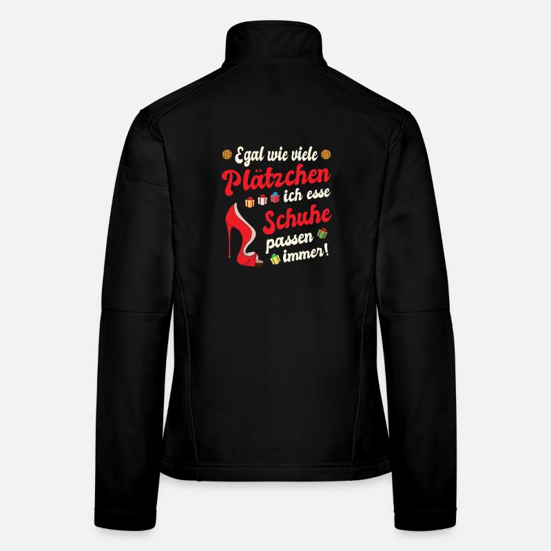 Tenue de Noël Cookie Baking Noël Veste en tissu softshell Femme