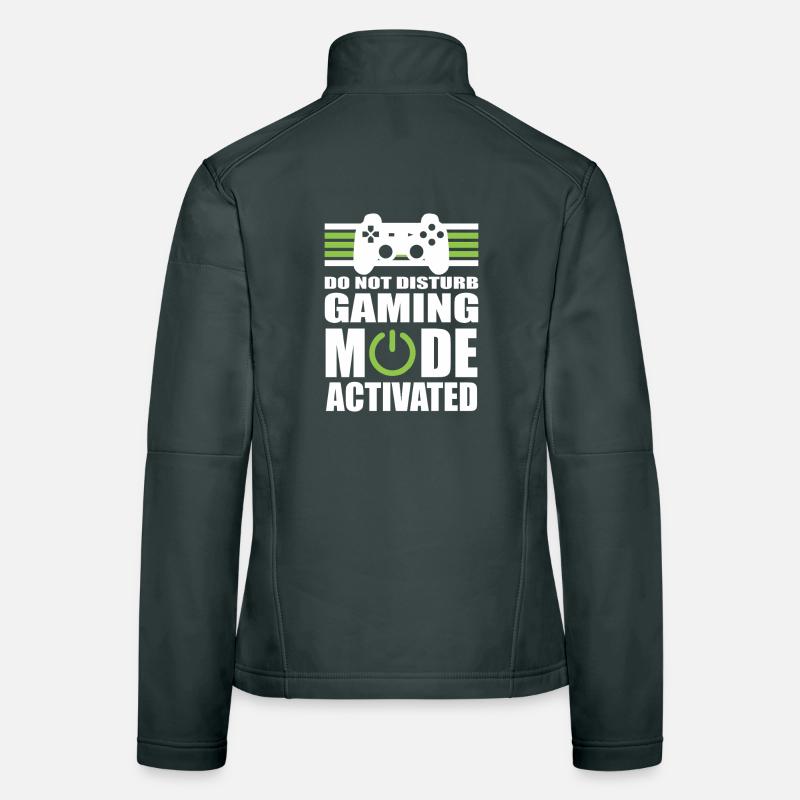 Gaming Mode Do Not Disturb Women's Softshell Jacket