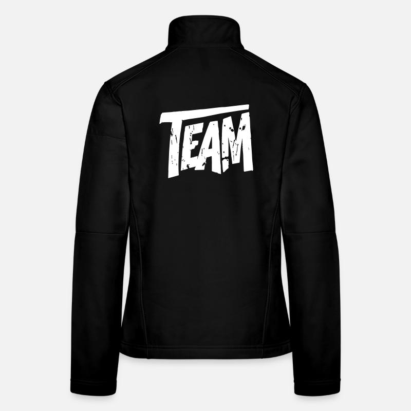 Équipe Graffiti Veste en tissu softshell Femme