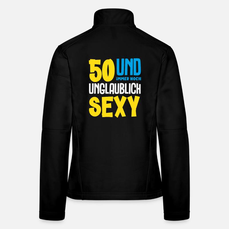 Lustiges 50. Geburtstag Geburtstagsshirt Geschenk - Frauen Softshelljacke - Schwarz