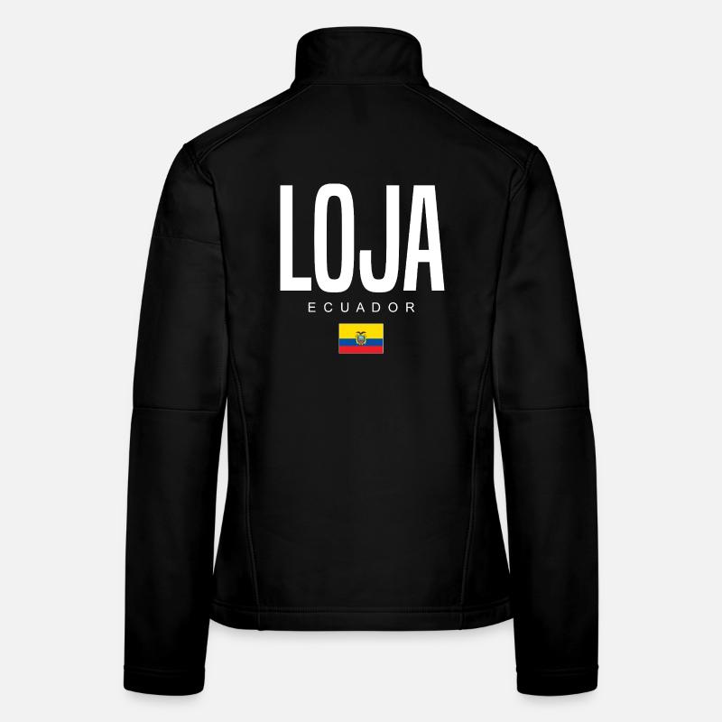 Loja Équateur Équatoriens Veste en tissu softshell Femme