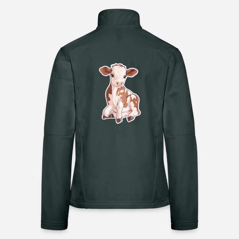 Vache Veste en tissu softshell Femme