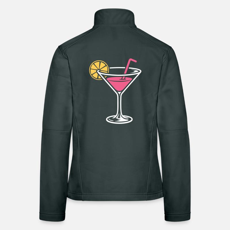 Cocktail Alcohol Mixed drink Long drinks Women's Softshell Jacket