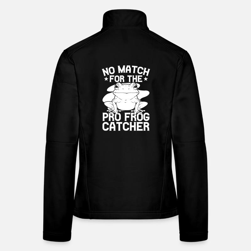 Frog Catcher No Match For The Frog Women's Softshell Jacket