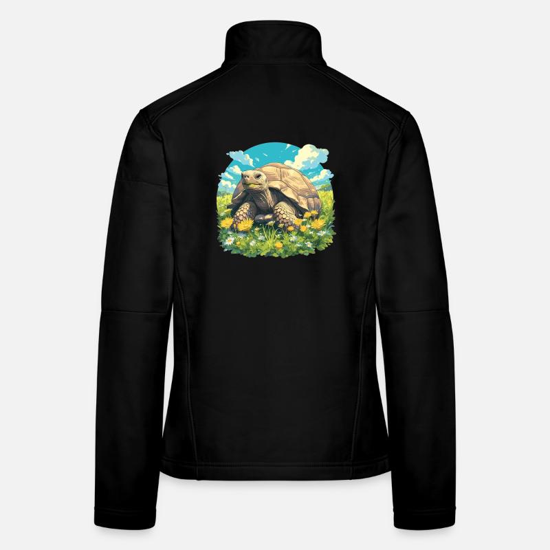Tortues Tortue Veste en tissu softshell Femme