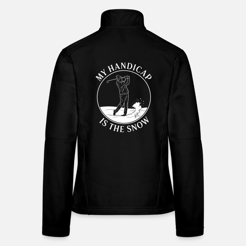 Mon handicap, c’est la neige Veste en tissu softshell Femme