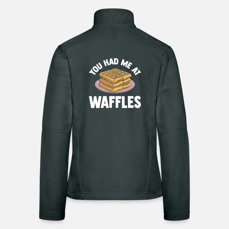 Waffles Gift for Waffle Lovers Women's Softshell Jacket