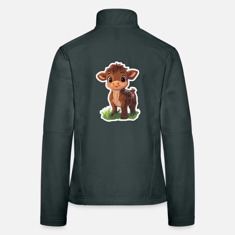 Vache Veste en tissu softshell Femme