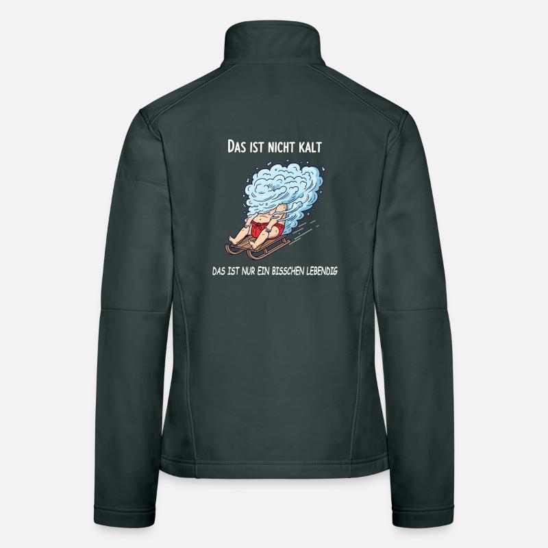 Ein bisschen lebendig Frauen Softshelljacke