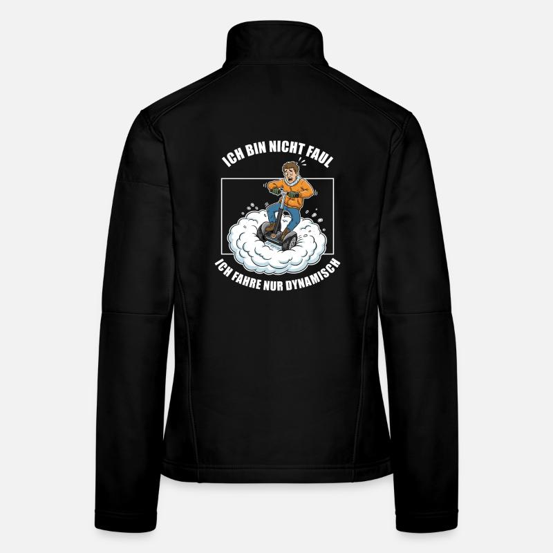 Ich fahre nur dynamisch Frauen Softshelljacke