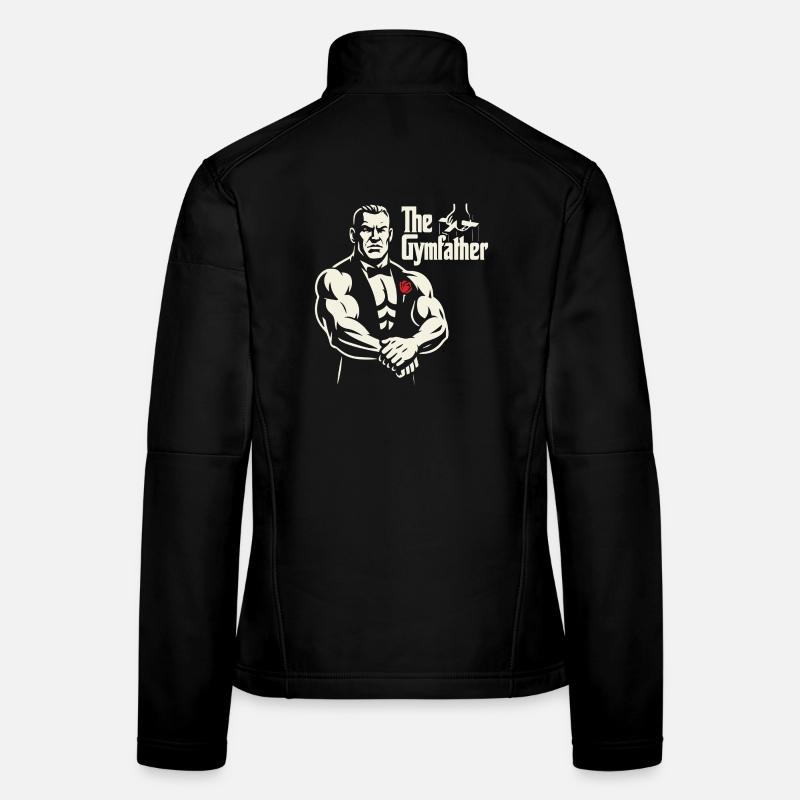Le design de l’affiche GymFather Bold Veste en tissu softshell Femme