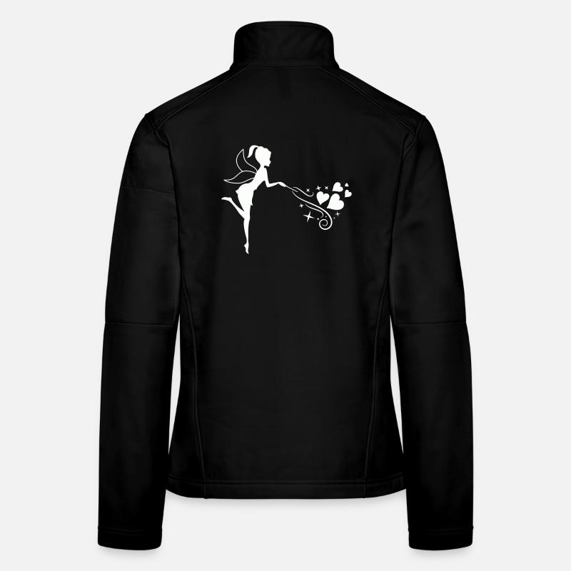 Fairytale fairy with heart magic Women's Softshell Jacket