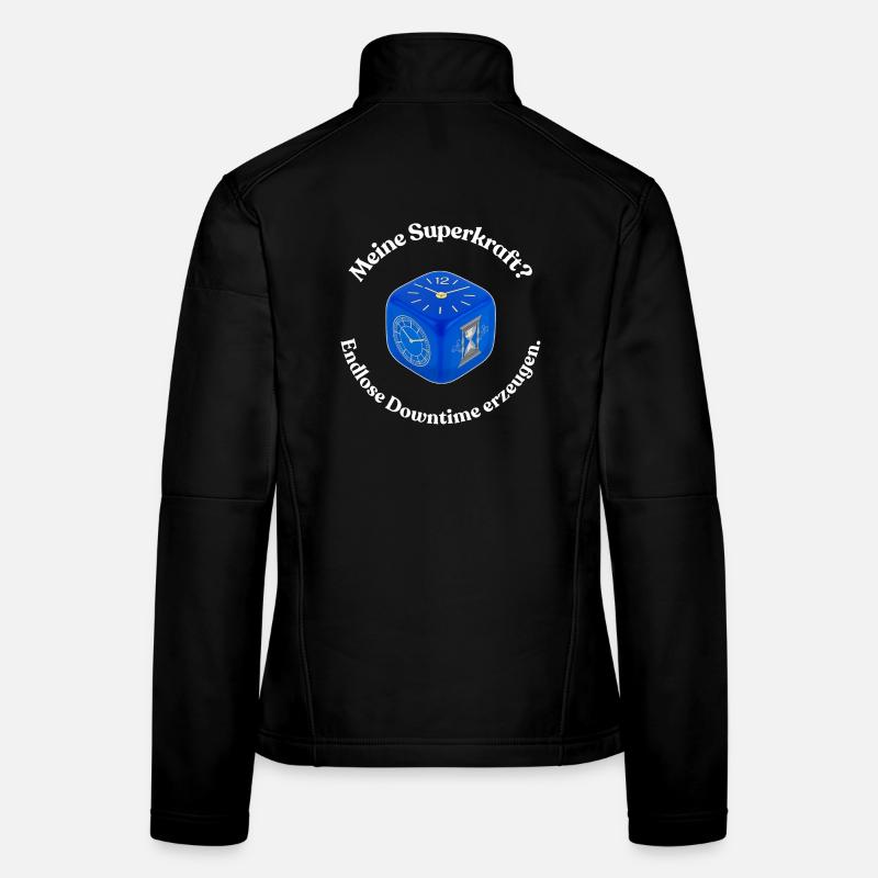 Super capacité Temps d’arrêt pour les joueurs de société Moderne Veste en tissu softshell Femme
