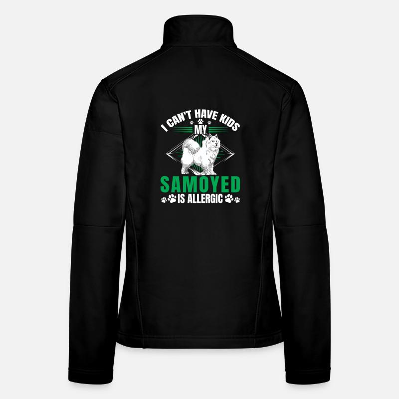 Samojede ist allergisch Schlittenhund Frauen Softshelljacke