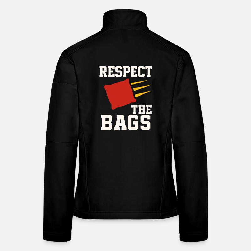 Cornhole Arbitre Arbitre officiel Veste en tissu softshell Femme