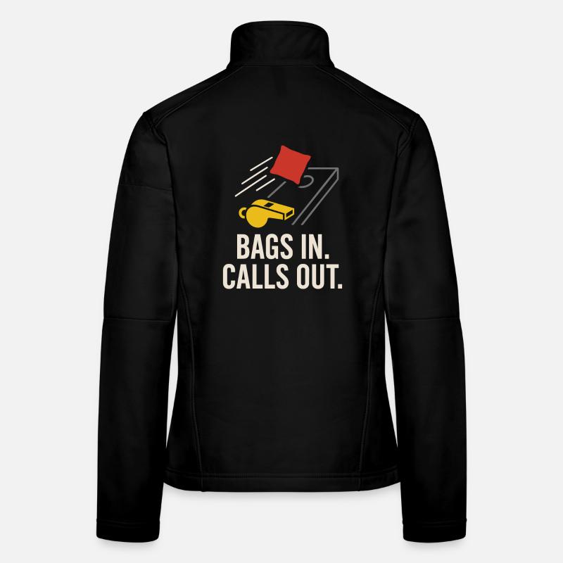Cornhole Refere Official Referee Women's Softshell Jacket
