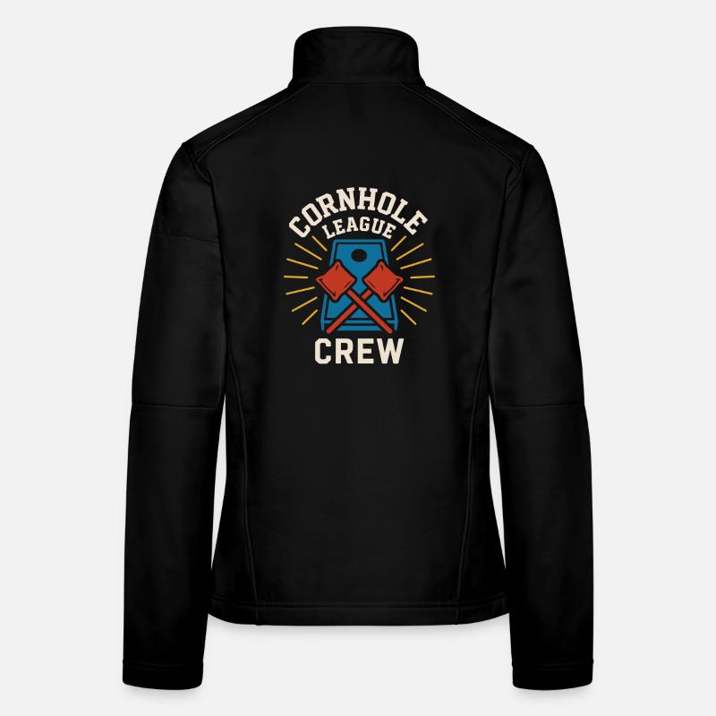 Cornhole Arbitre Arbitre officiel Veste en tissu softshell Femme