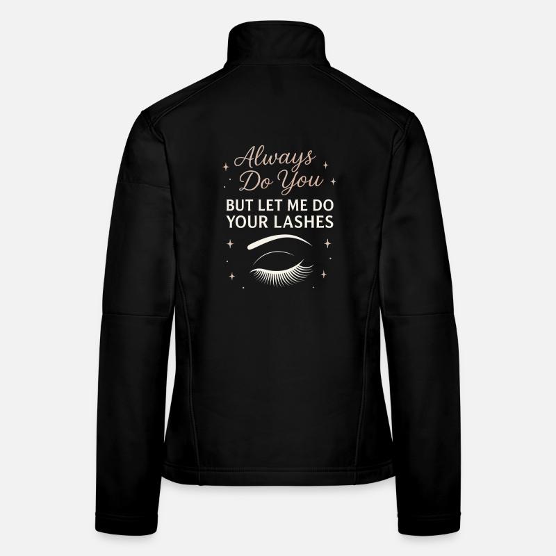 La vie est meilleure avec un oiseau Veste en tissu softshell Femme