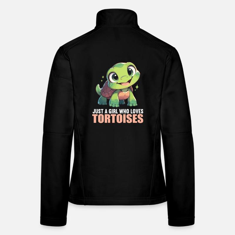Tortues Tortue Veste en tissu softshell Femme