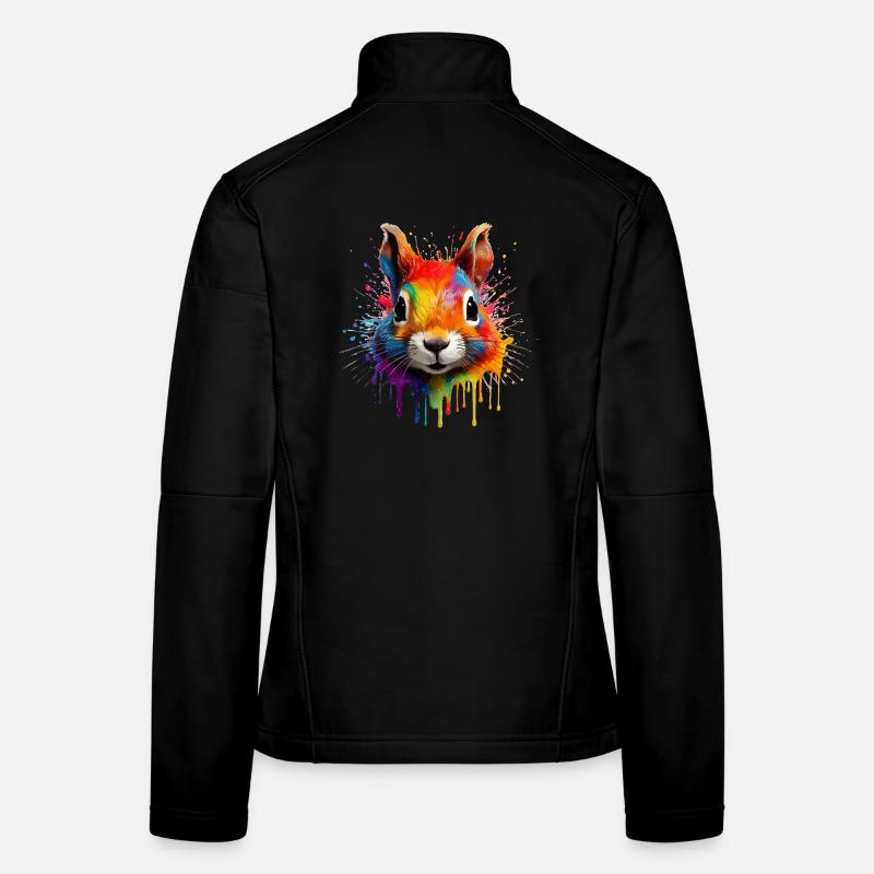 Colorful Squirrel Women's Softshell Jacket