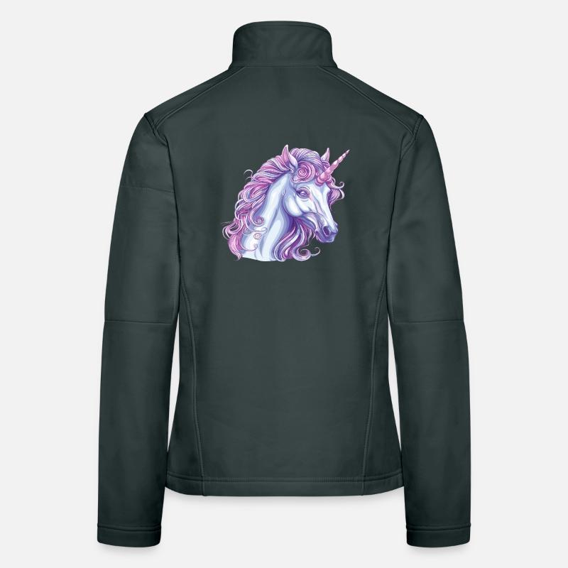 Enchanted Unicorn Magical Expression Women's Softshell Jacket