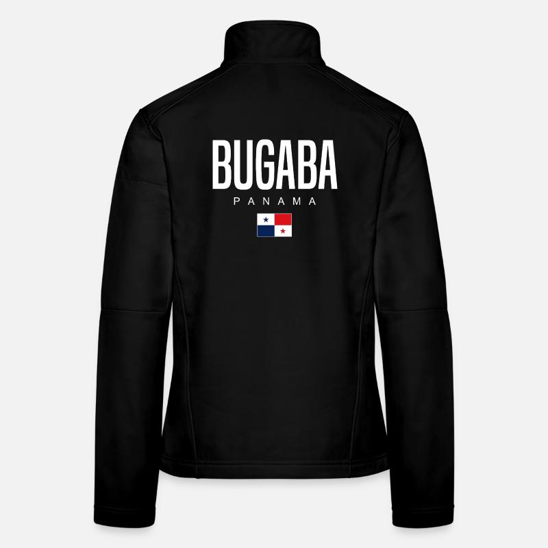 Bugaba Panama Panaméen Veste en tissu softshell Femme
