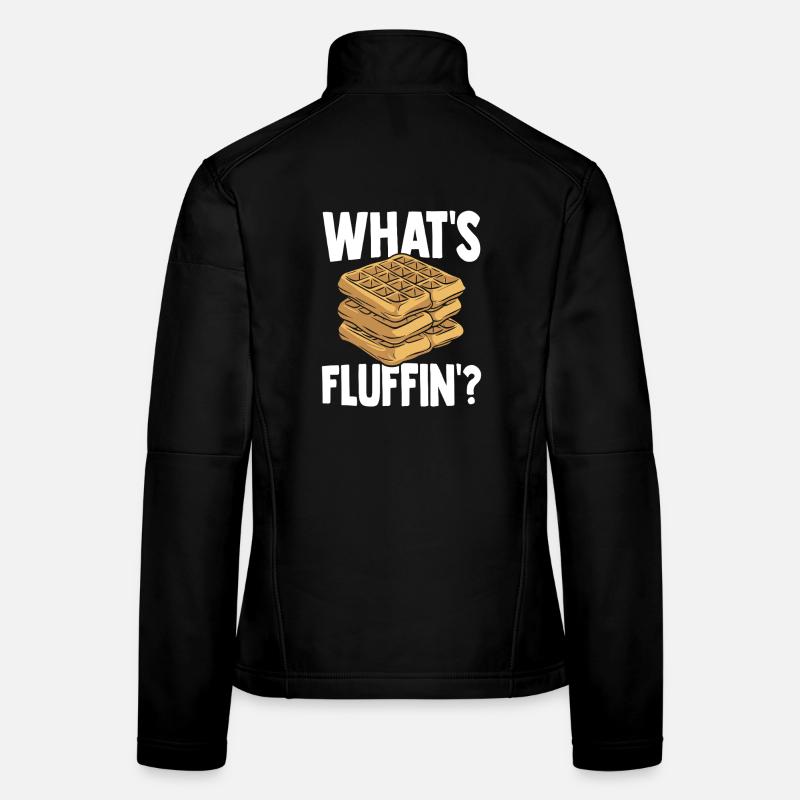 Cooles Waffel Geschenk Pancakes Mit Syrup Frauen Softshelljacke