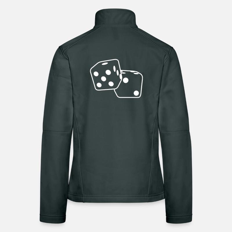 Roll The Dice Dice, Dice, Dice Game, Game, Br Women's Softshell Jacket