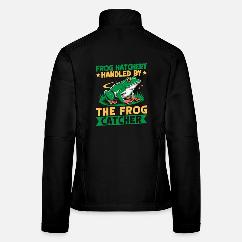 Frog Catcher Frog Hatchery Handled By Frog Women's Softshell Jacket