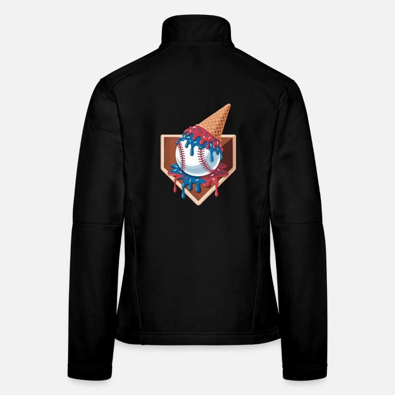 Baseball Player Humor Baseball Frauen Softshelljacke