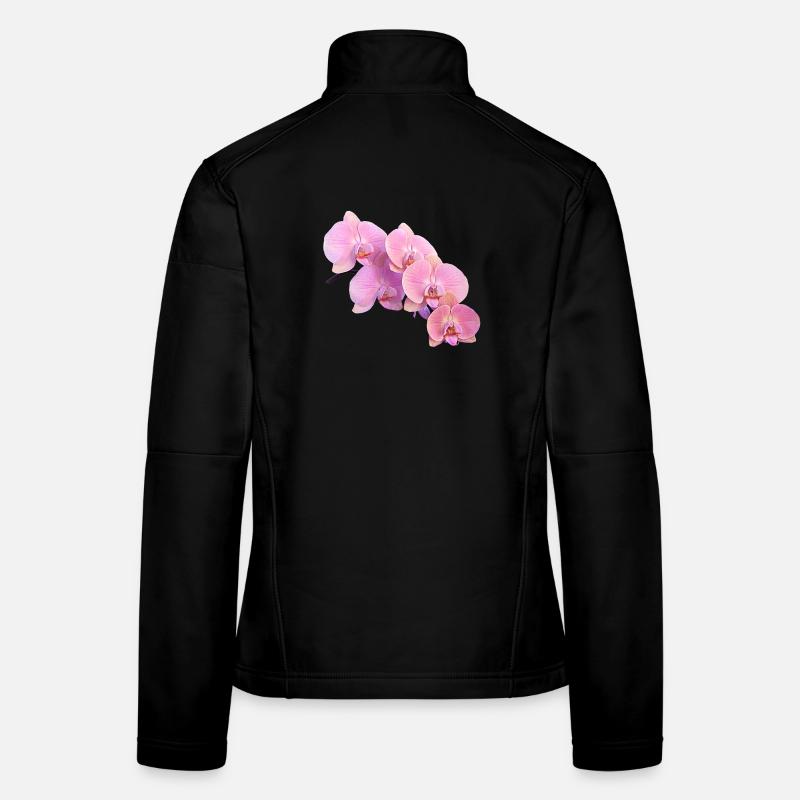 Rosa Orchidee Isolierte Clipart Frauen Softshelljacke