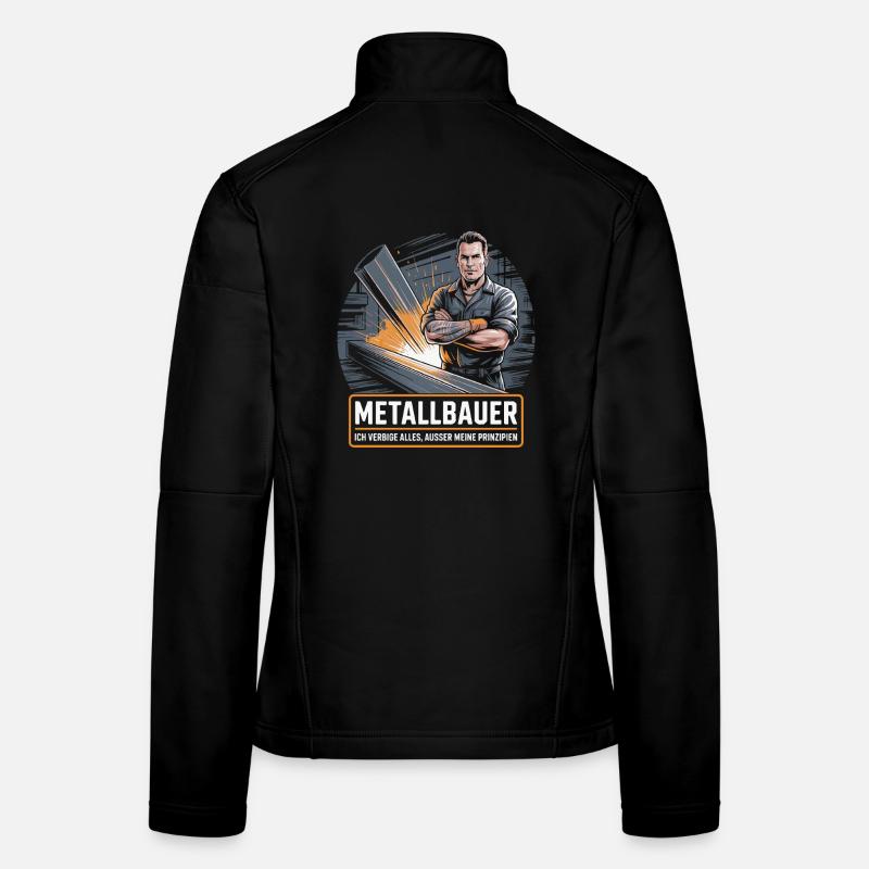 Metallbauer Beruf Metallbau Geschenk Frauen Softshelljacke