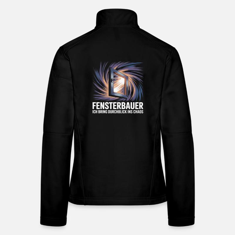 Fabricant de fenêtres Veste en tissu softshell Femme
