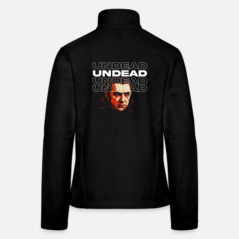 Design classique du film Dracula Tribute Design Veste en tissu softshell Femme