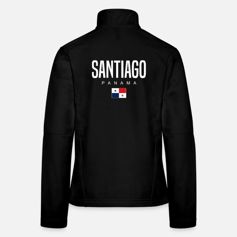 Santiago Panama Panaméen Veste en tissu softshell Femme