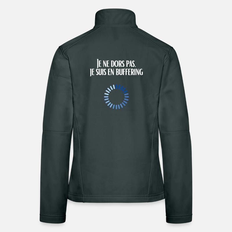 I'm not sleeping, I'm buffering Women's Softshell Jacket