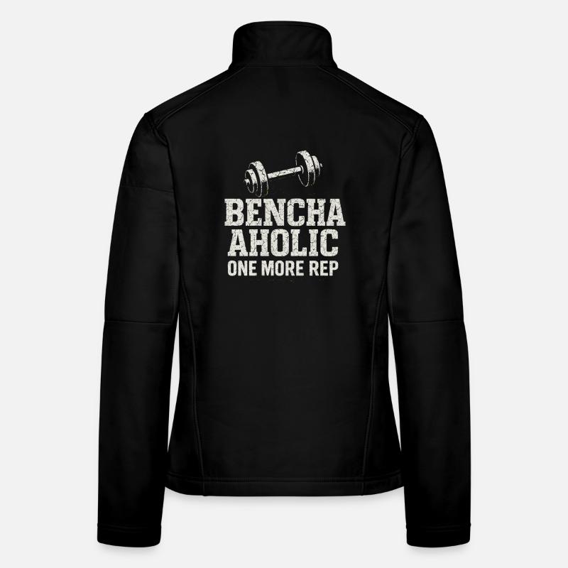 Bench Press Mememe Discover Me Bro Gym Women's Softshell Jacket