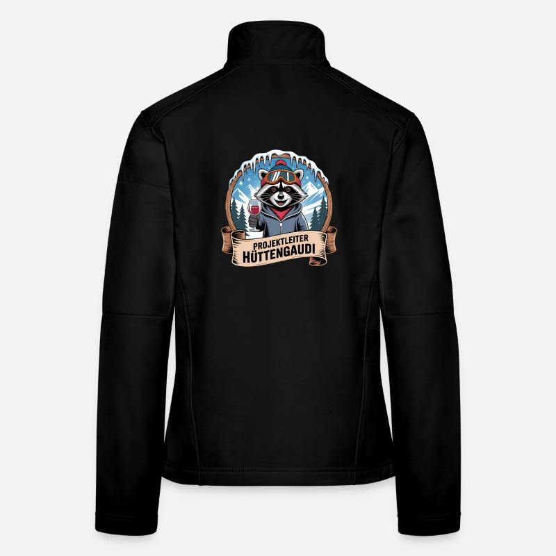 Soirée d’équipe Vacances de ski Ski & Snowboarder Après-ski Veste en tissu softshell Femme
