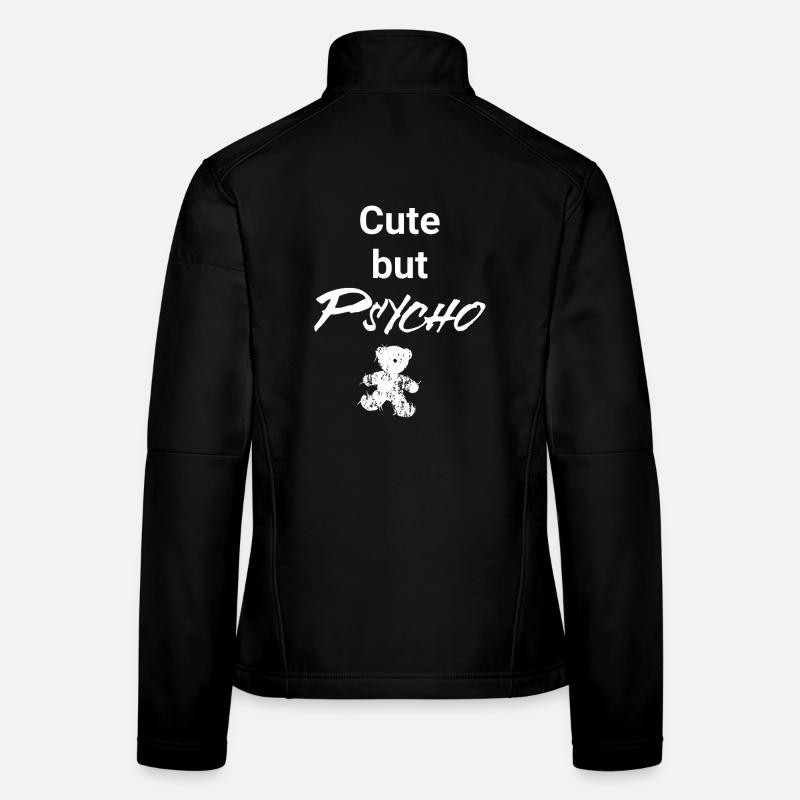 Cute but Psycho - Teddy Edition Women's Softshell Jacket