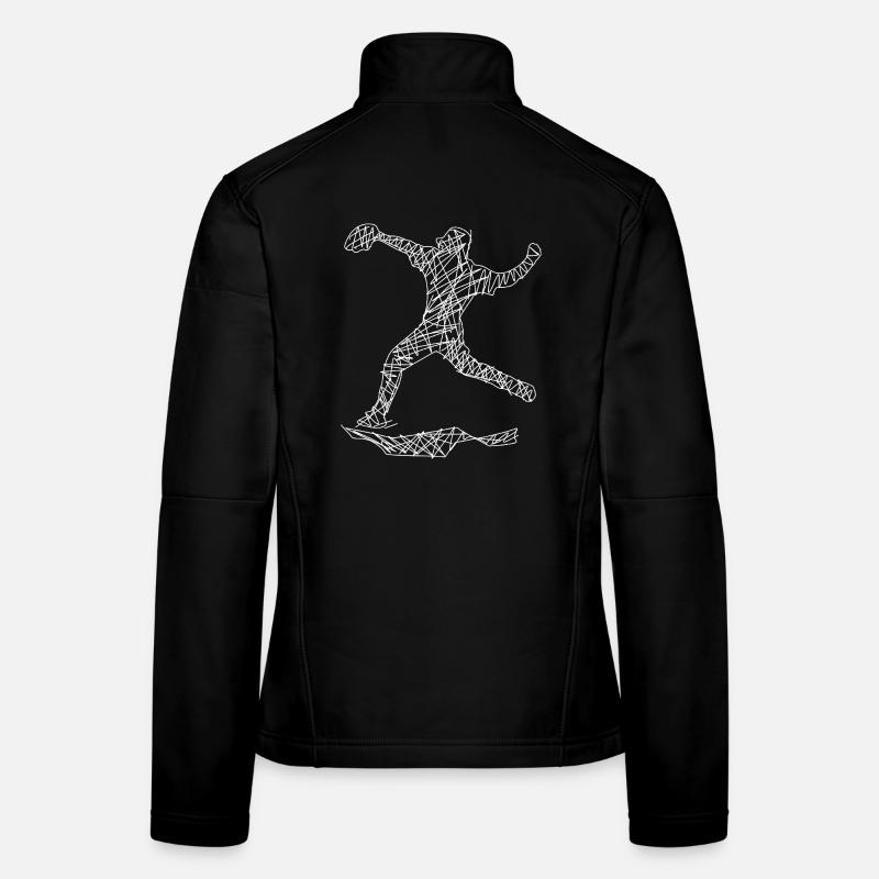 Base-ball Veste en tissu softshell Femme