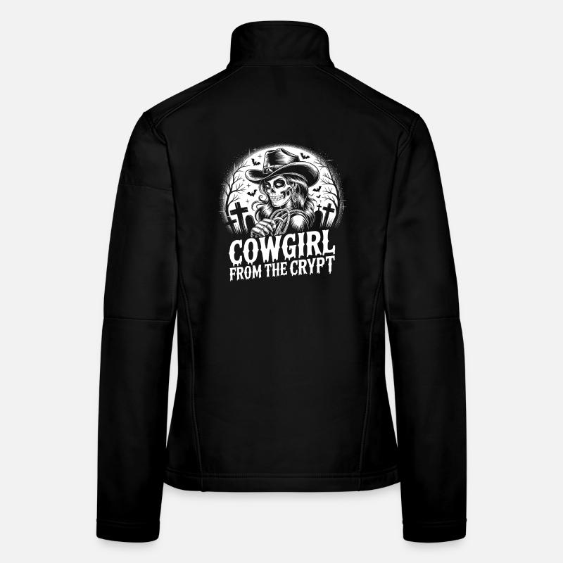 Fille occidentale de la crypte - Design d’Halloween Veste en tissu softshell Femme