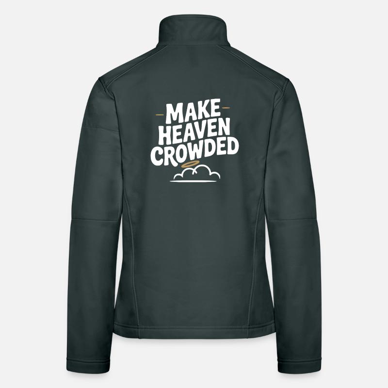 Lass den Himmel krähen Frauen Softshelljacke