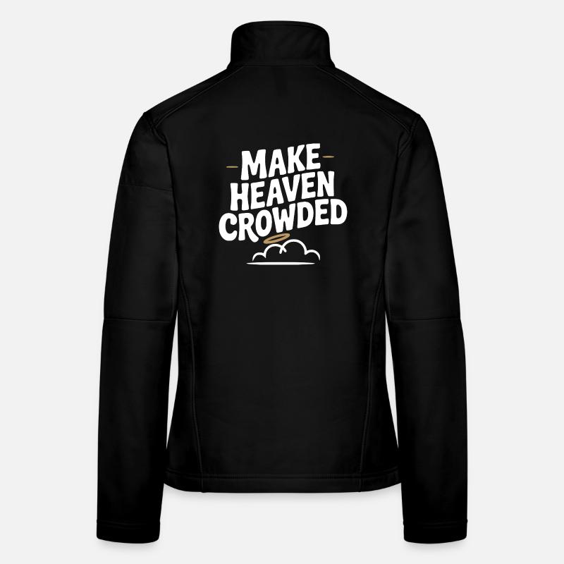 Lass den Himmel krähen Frauen Softshelljacke