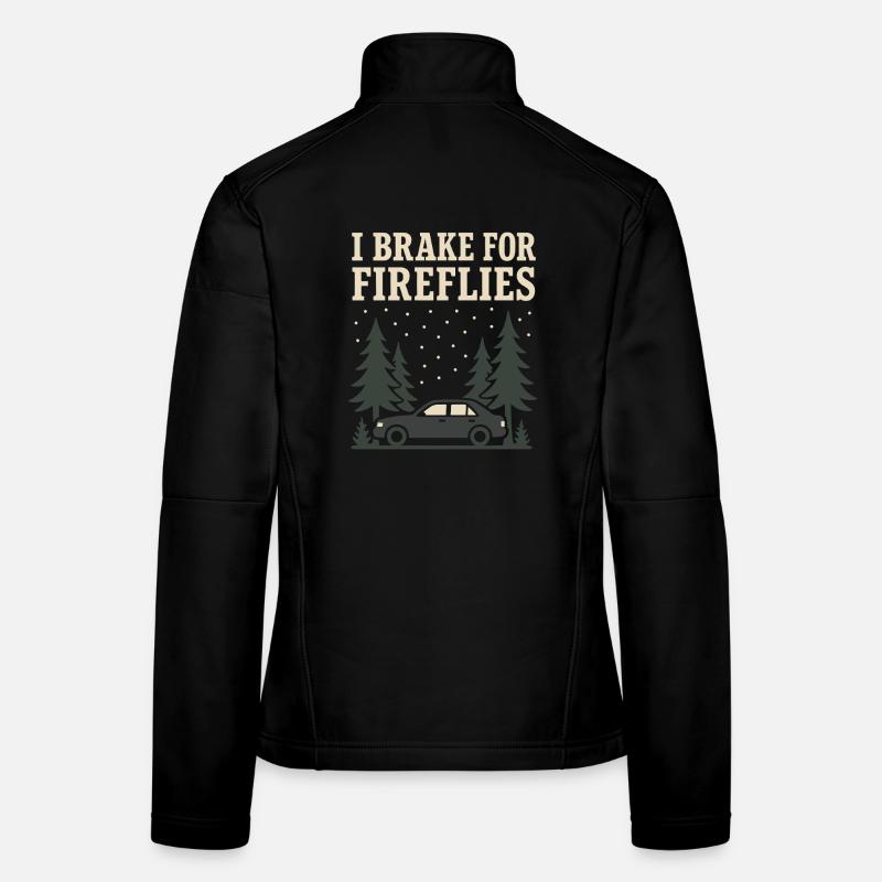 Firefly Summer Night Glow Bug Nostalgic Women's Softshell Jacket